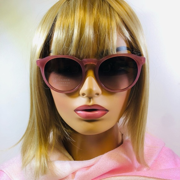 Women’s Lauren Conrad Passionfruit Pink Fashion Sunglasses - Picture 1 of 7